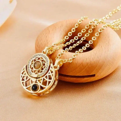 Collar Sol y Luna 100 idiomas (2x1)