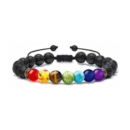 Pulsera 7 chakras hechas a mano para hombres, mujeres y niños.